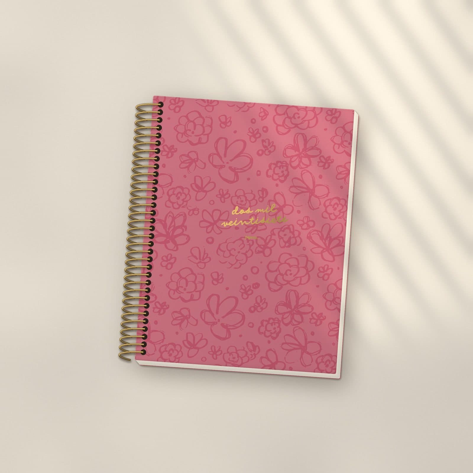 Agenda Diaria 2027 Bloom Rosado