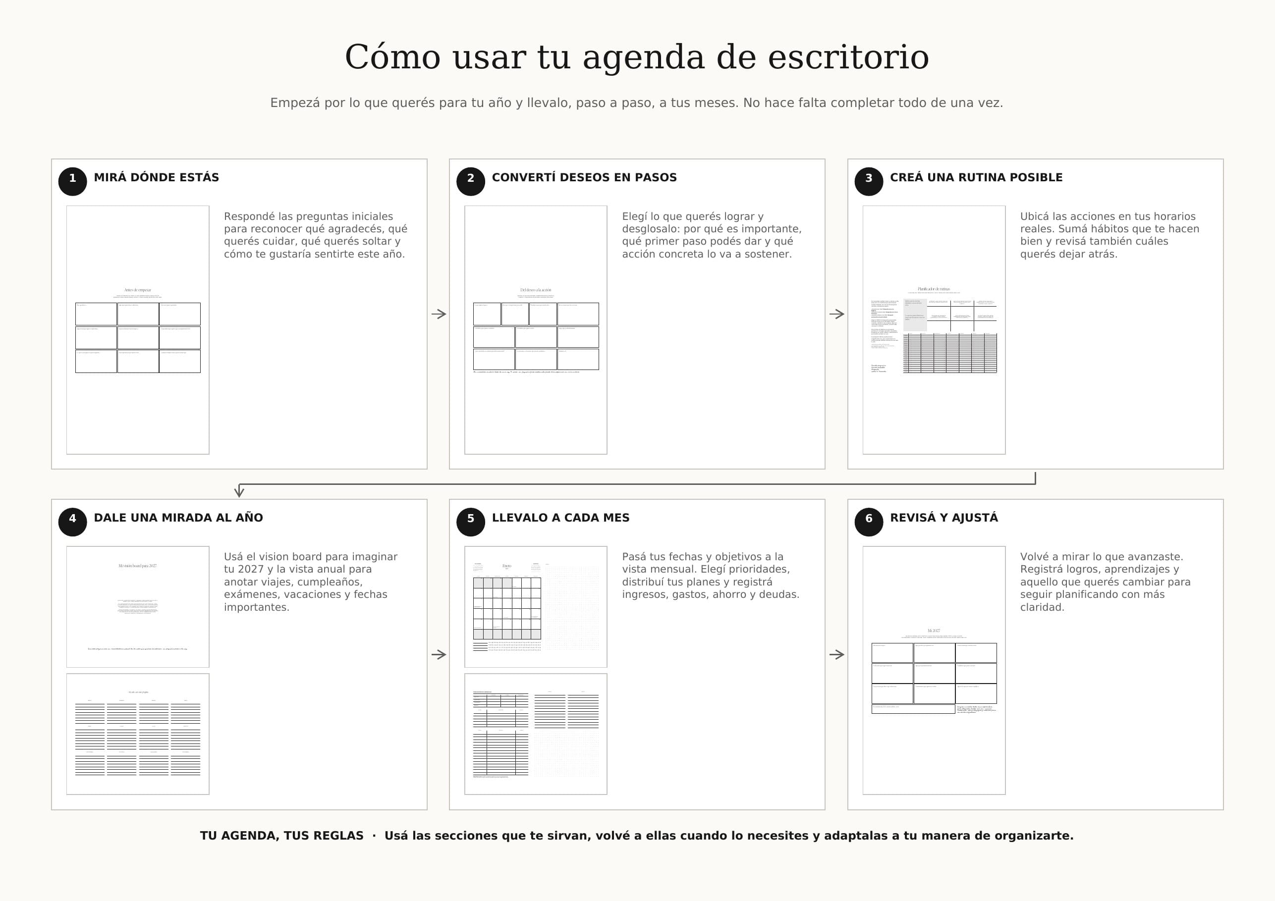 Agenda de Escritorio 2027 · Editorial Chocolate